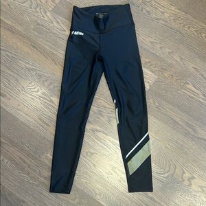 P.E Nation Black and Gray Women's Swim Leggings